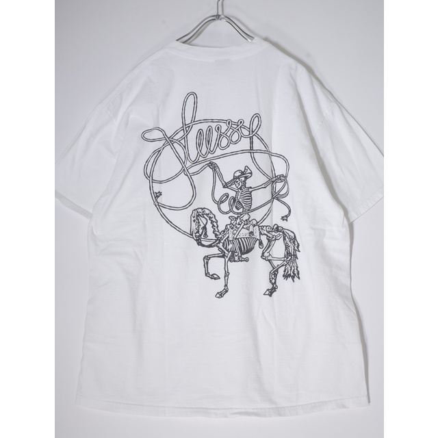 STUSSYステューシー 00's 00年代 スカルカウボーイTシャツ【L】【MTSA71654】 | フリマアプリ ラクマ