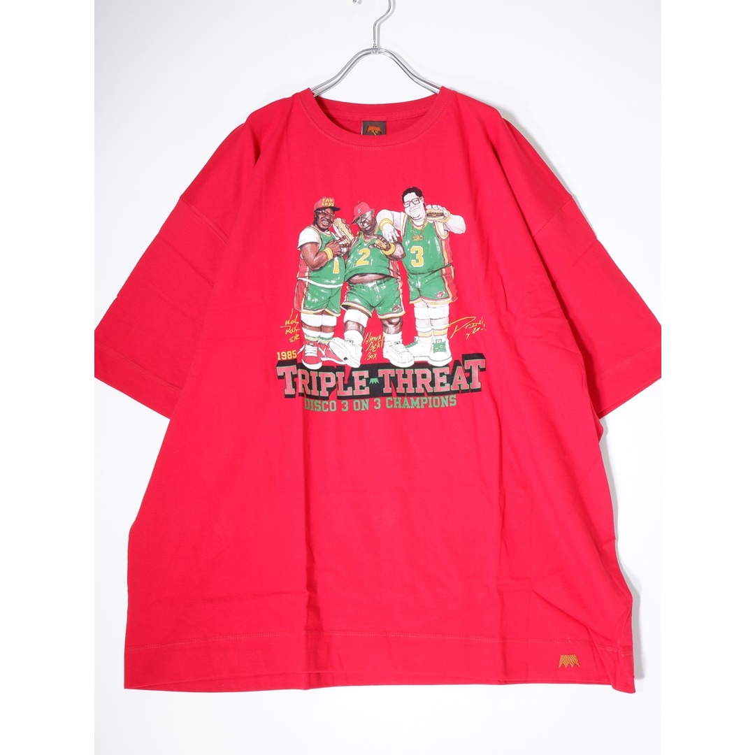 UNDRCRWNアンダークラウン TRIPLE THREAT 3ON3 DISCO Tシャツ新品【2XL】【MTSA71331】
