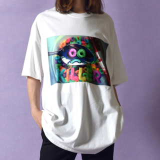 ミルクボーイ(MILKBOY)のMILKBOY♡CEREAL KILLER Tシャツ(ホワイト)(Tシャツ/カットソー(半袖/袖なし))