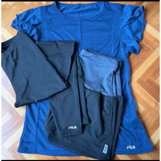 フィラ(FILA)の【新品未使用】FILA水陸両用ウェア3点セット！(ヨガ)