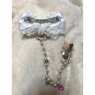 ラパフェ La♡Pafait くまちゃん リボンクリップ-