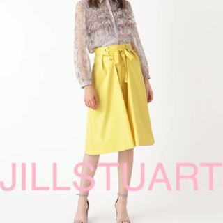 ジルスチュアート(JILLSTUART)の更に値下げ　新品未使用JILLSTUART レースアップスカート　サイズ2(S)(ひざ丈スカート)