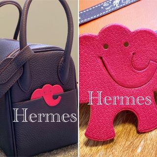 エルメス(Hermes)の★極美品　エルメス　ピカブック　レア物　ピンクの象　しおり　ブックマーク(しおり/ステッカー)