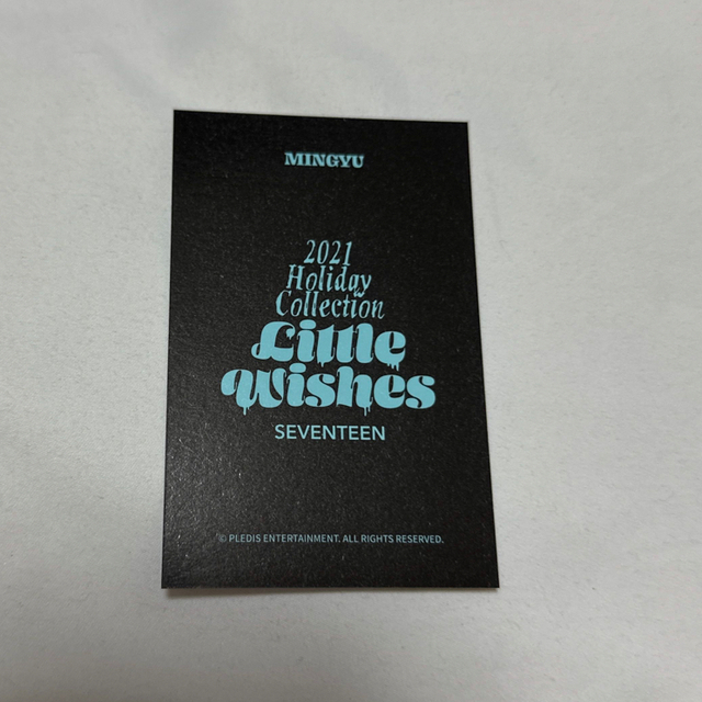 SEVENTEEN(セブンティーン)のSEVENTEEN holidaycollection ミンギュ トレカ  エンタメ/ホビーのCD(K-POP/アジア)の商品写真