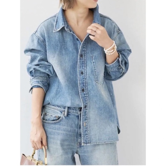 Plage(プラージュ)のPlage les Tendre DENIM シャツ レディースのトップス(シャツ/ブラウス(長袖/七分))の商品写真