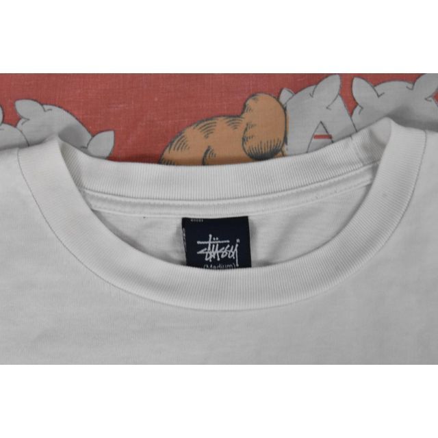 STUSSY - ステューシー 90s スカル Tシャツ 12489c USA製 両面