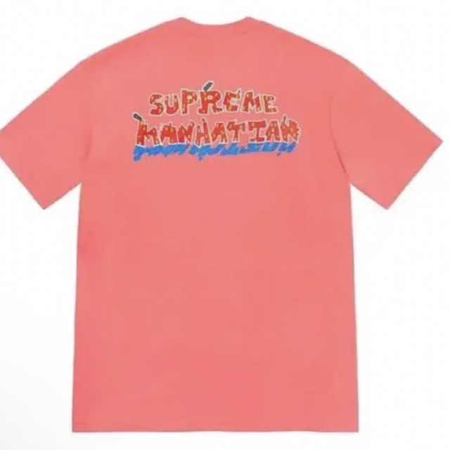 Supreme(シュプリーム)のSupreme Manhattan Tee  Coral サイズ S メンズのトップス(Tシャツ/カットソー(半袖/袖なし))の商品写真