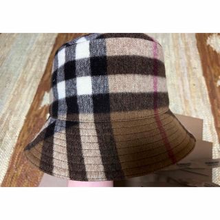 BURBERRY - 美品Burberry ウール バケットハット 箱あり L の通販 by ...