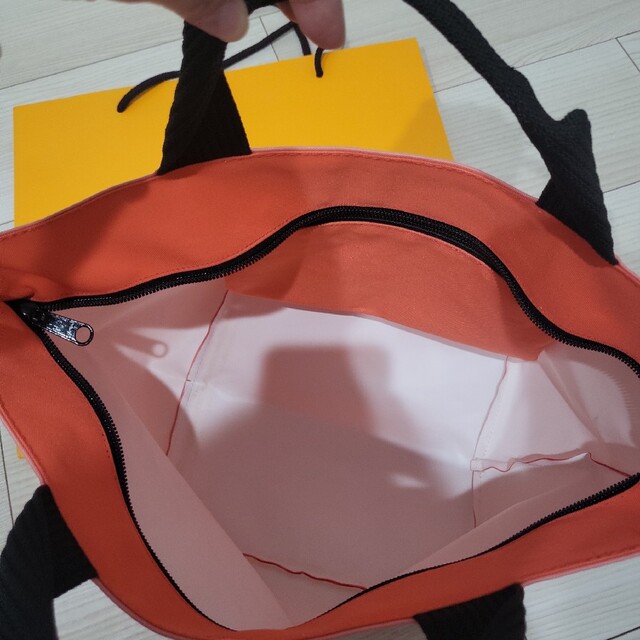 Herve Chapelier(エルベシャプリエ)のHerve Chapelier　ソルベ×ブラッシュ　1027N レディースのバッグ(ハンドバッグ)の商品写真