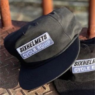 sixhelmets 山田レン タトゥー キャップ 黒 ブラック ナイロンの通販