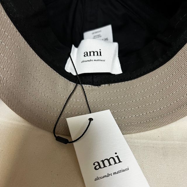 ami(アミ)の新品【Ami Paris】バケットハット ベージュ　56cm レディースの帽子(ハット)の商品写真