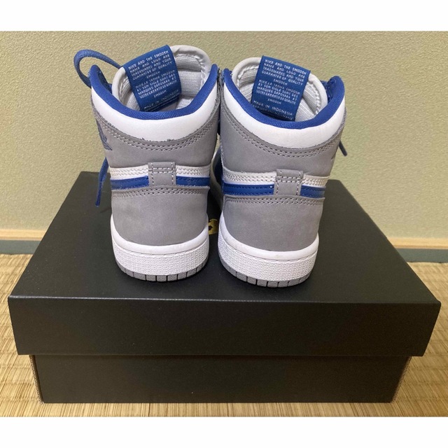 NIKE(ナイキ)のNIKE JORDAN1 True Blue 18cm キッズ/ベビー/マタニティのキッズ靴/シューズ(15cm~)(スニーカー)の商品写真