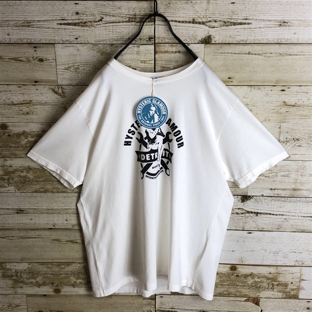 HYSTERIC GLAMOUR(ヒステリックグラマー)のhystericglamour ヒステリックグラマー tシャツ ガールズロゴ入り メンズのトップス(Tシャツ/カットソー(半袖/袖なし))の商品写真