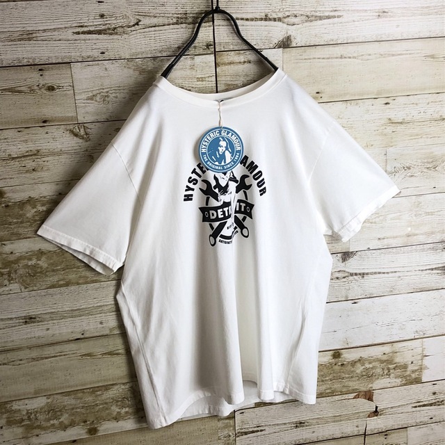 HYSTERIC GLAMOUR(ヒステリックグラマー)のhystericglamour ヒステリックグラマー tシャツ ガールズロゴ入り メンズのトップス(Tシャツ/カットソー(半袖/袖なし))の商品写真