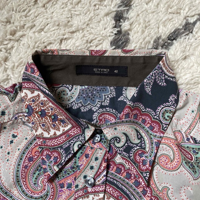 美品‼︎ETRO - ペイズリー柄ブラウス マルチカラー イタリア製 XL