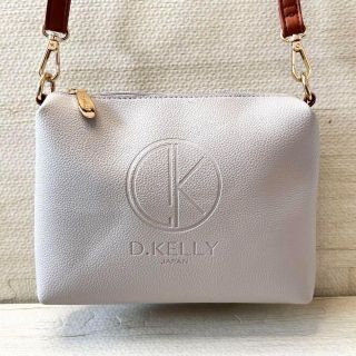 新品未使用】D.KELLY ショルダーバッグ グレー ポーチ クラッチバッグ