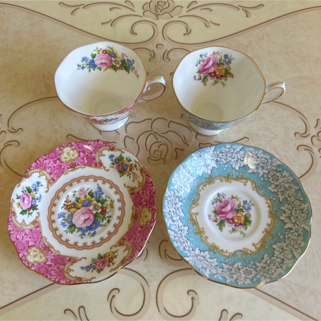 ROYAL ALBERT - ロイヤルアルバート ROYAL ALBERT カップ&ソーサー 2客