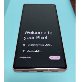 Google Pixel - google pixel 7a Coral(赤) SIMフリー 128GBの通販 by