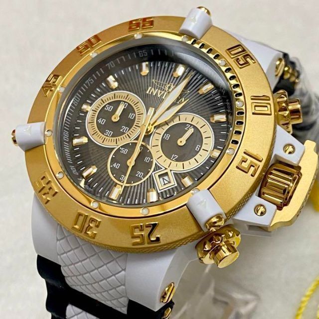 INVICTAサブアクア メンズ腕時計クロノグラフ 定価18.4万 - 通販