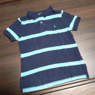 ポロラルフローレン(POLO RALPH LAUREN)のRalph Lauren ポロラルフローレン ボーダー 半袖 ポロシャツ 100(Tシャツ/カットソー)