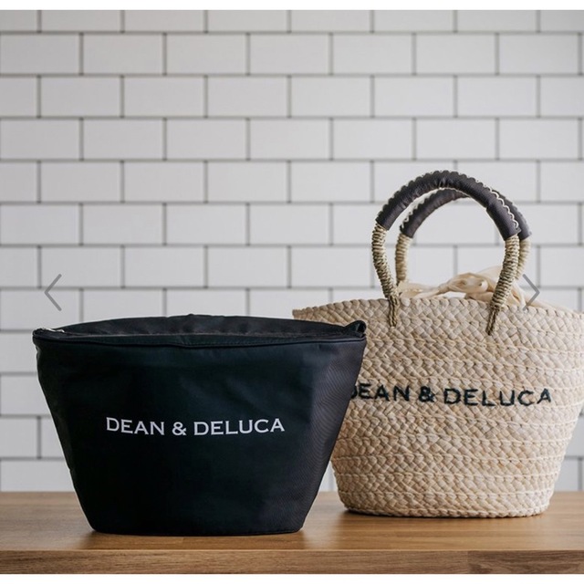 DEAN & DELUCA(ディーンアンドデルーカ)のDEAN＆DELUCA×BEAMS COUTURE　保冷カゴバッグ　大 レディースのバッグ(かごバッグ/ストローバッグ)の商品写真