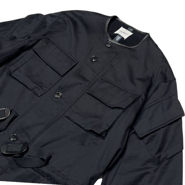 ED9)ソロイスト 17AW ミリタリーブルゾン ブラック size:48