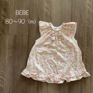 ベベ(BeBe)のBEBE☆80〜90☆小花柄チュニック、ワンピース(ワンピース)