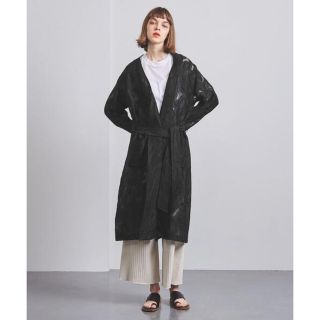 新品 <NEEDLES(ニードルズ)>Vネック ジャカード ガウン ブラック