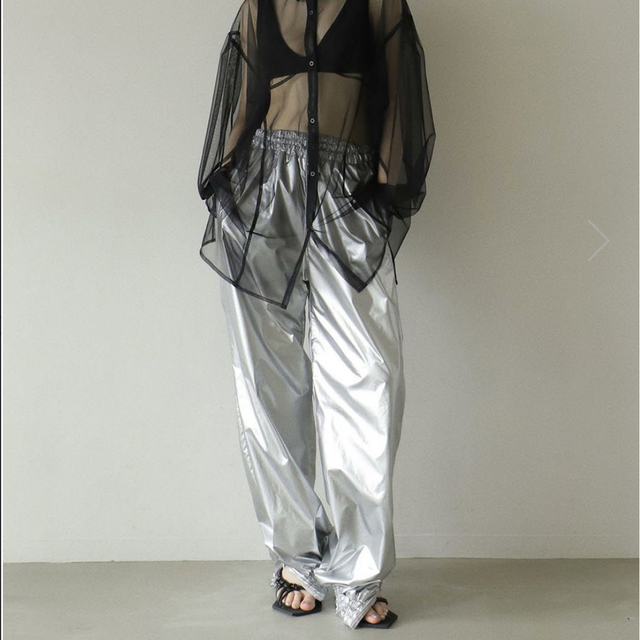 melt the lady  metallic pants