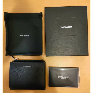 サンローラン(Saint Laurent)の【メンズ】ポケットに入る！小さめ財布(折り財布)