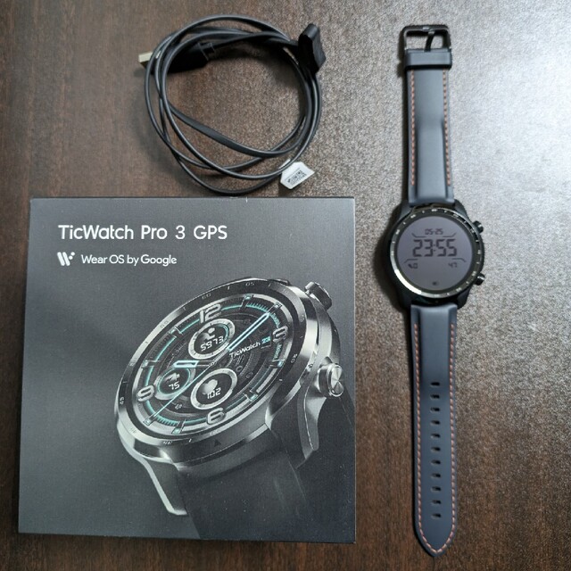 ANDROID(アンドロイド)の【スージー様専用】TicWatch Pro 3 GPS ブラック メンズの時計(腕時計(デジタル))の商品写真