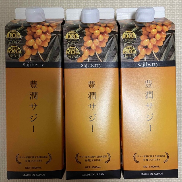 サジーサジー　1000ml  3本