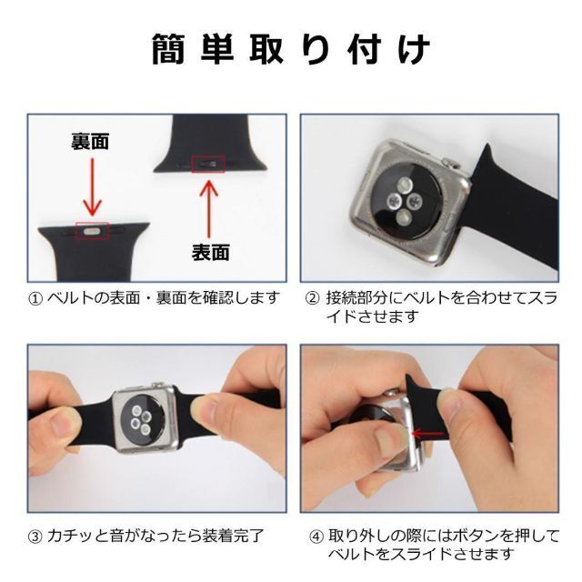 Apple Watch - Apple Watch バンド レッド 42/44/45mm Lの通販 by ふぁ