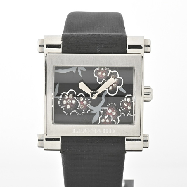 39600円 婦人用腕時計 e-152201 スクリーン フラワー レオナール
