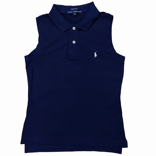 Ralph Lauren(ラルフローレン)のRALPH LAUREN SPORT SLIM FIT ノースリーブポロシャツ レディースのトップス(ポロシャツ)の商品写真