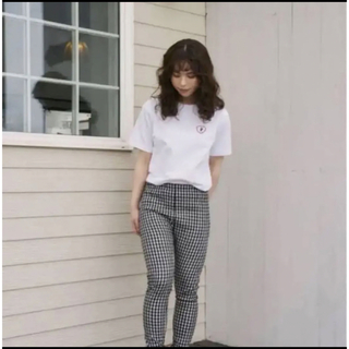 MIRO AMURETTE gingham check pagins(カジュアルパンツ)