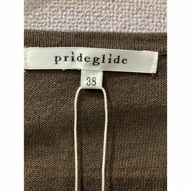 prideglide(プライドグライド)の【タグ付き新品】prideglide 半袖カーディガン　定価より大幅値下げ！ レディースのトップス(カーディガン)の商品写真