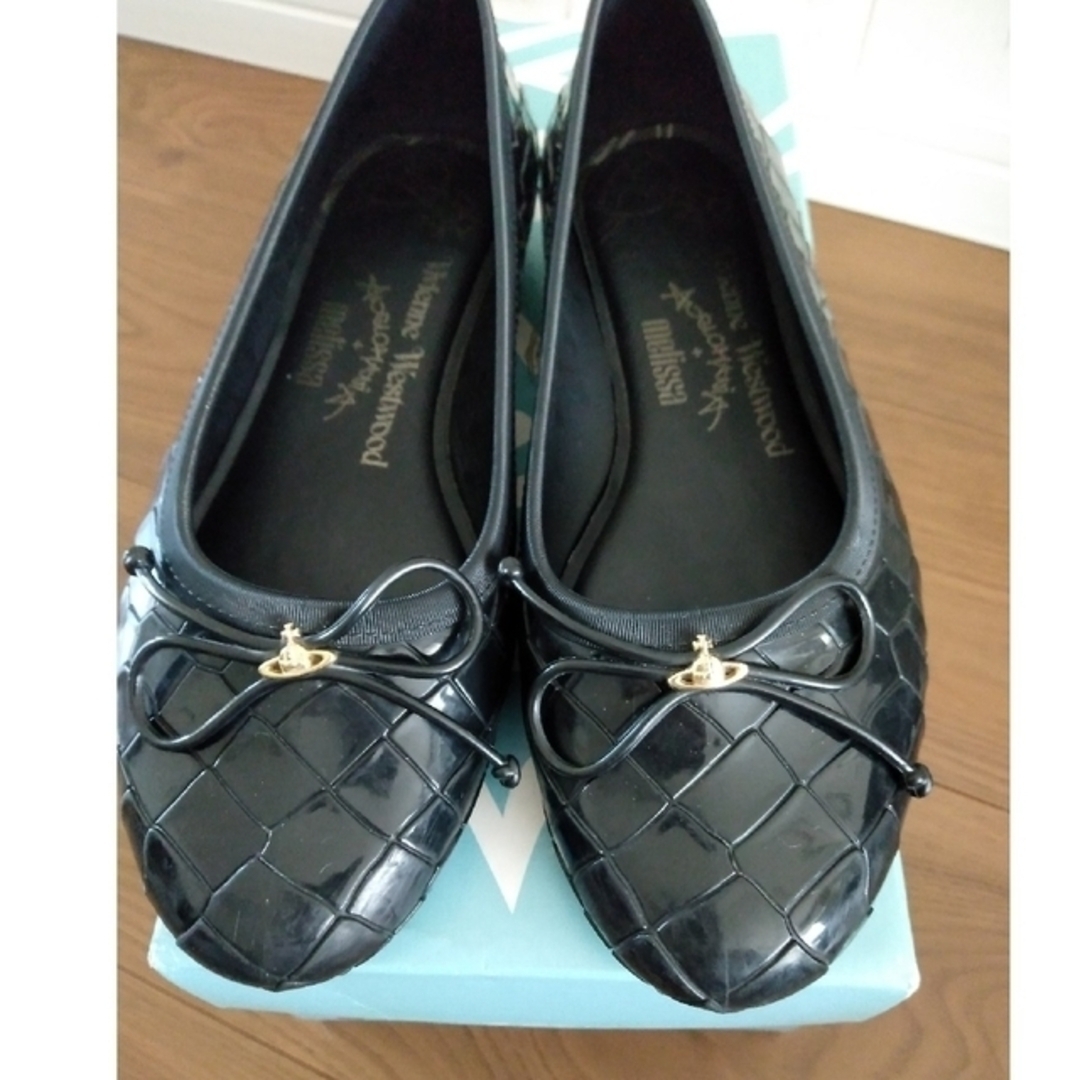 Vivienne Westwood(ヴィヴィアンウエストウッド)のヴィヴィアンウエストウッド☆メリッサ☆レインパンプス☆ブラック☆ レディースの靴/シューズ(ハイヒール/パンプス)の商品写真