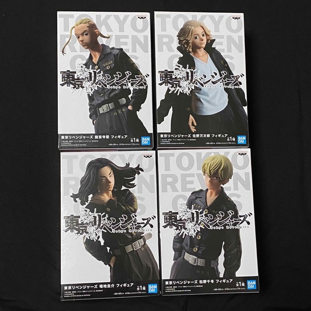 新品】東京リベンジャーズ フィギュア セット【マイキー ドラケン 場地
