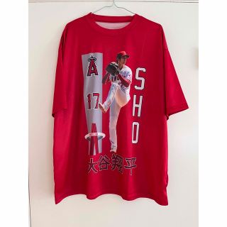 メジャーリーグベースボール(MLB)のエンゼルス　大谷翔平　Tシャツ　二刀流　来場者限定(応援グッズ)