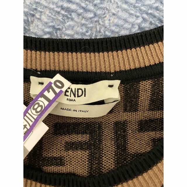 FENDI - FENDI♡超人気ズッカ柄ワンピース♡激レア44サイズの通販 by ...