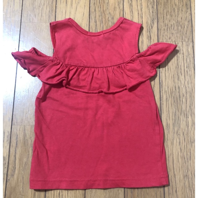 スラップスリップ　オフショルダー キッズ/ベビー/マタニティのキッズ服女の子用(90cm~)(Tシャツ/カットソー)の商品写真