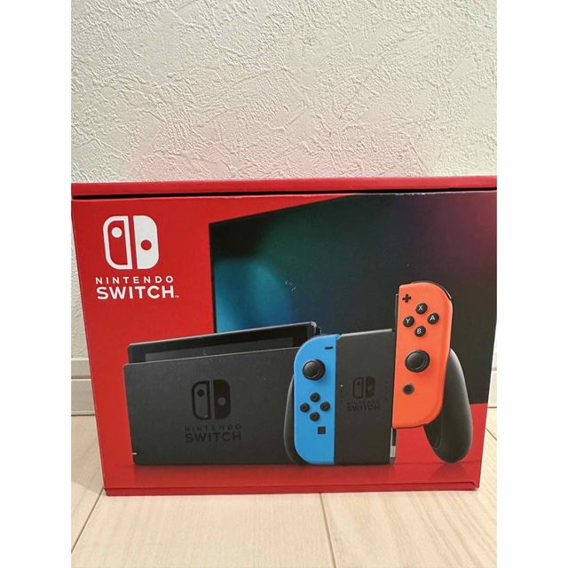 新品Nintendo Switch JOY-CONネオンブルー/ネオンレッド