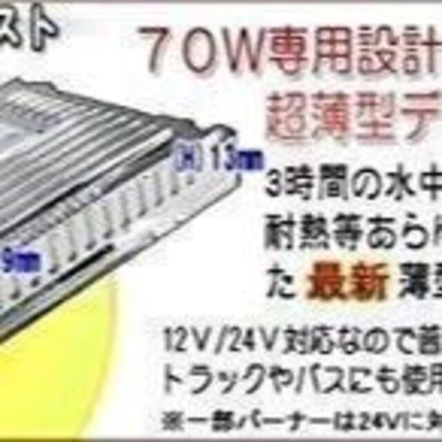 HIDキット 超薄型 12v 24v H8 H11 70w グリーンの通販 by さんちゃん's ...