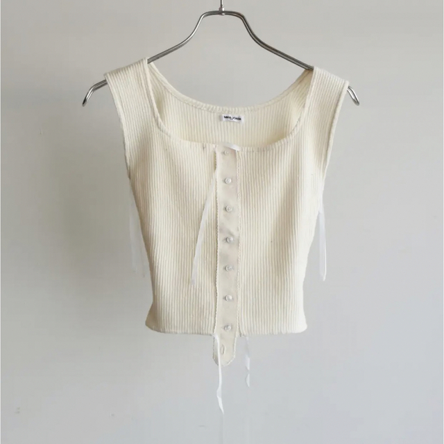 FUMIKA_UCHIDA RIB CORSET TOP フミカウチダ トップス FUMIKA_UCHIDA RIB CORSET TOP フミカウチダ トップス
