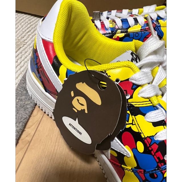 A BATHING APE(アベイシングエイプ)のアベイシングエイプ×メディコムトイ　コラボ　エイプスター メンズの靴/シューズ(スニーカー)の商品写真