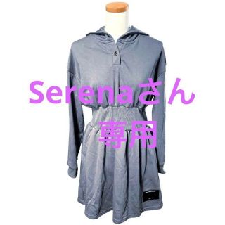 専用です 極美品✨ アレキサンダー パーカーワンピース シルバーボタン-