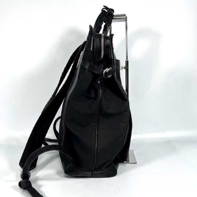 aniary(アニアリ)のaniary アニアリ 2way トートバッグ リュック レザー 黒 メンズのバッグ(バッグパック/リュック)の商品写真