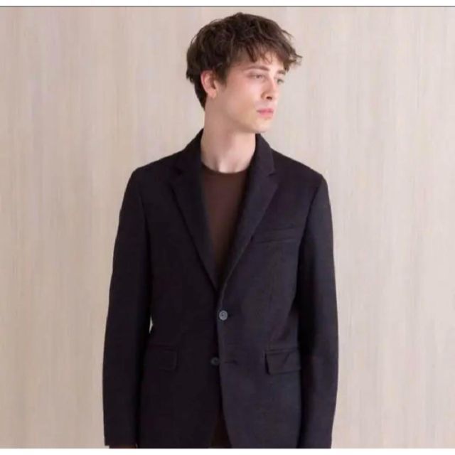 美品 PUBLIC TOKYO ウールジャージ セットアップ ジャケット パンツ-