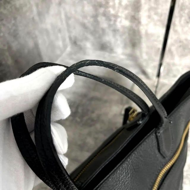 GIANNI CHIARINI(ジャンニキャリーニ)の【希少 美品】ジャンニキャリーニ ハンドバッグ 2way レザー ブラック 黒 メンズのバッグ(トートバッグ)の商品写真